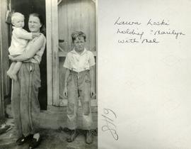 Laura Koski holding ? Marilyn with Mel