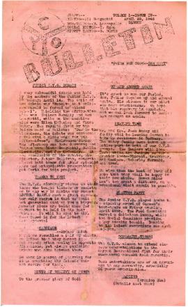 C.Y.O. Bulletin Volume I, Issue IV